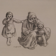 Scarecrow VIII, 1988 15.5cm x 18.5cm pencil on paper See: • Neşet Günal (Science Art Gallery Publications, 1996), page: 188
